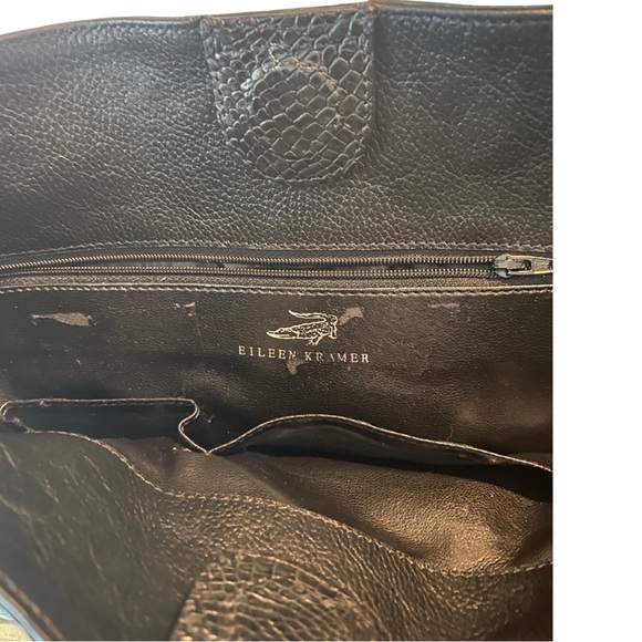 Eileen Kramer crocodile shoulder bag. EUC - Picture 7 of 12